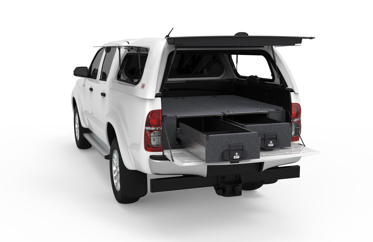 Fixed Floor Drawers - Toyota Hilux Dual Cab Sr5 A Deck 03/2005-09/2015