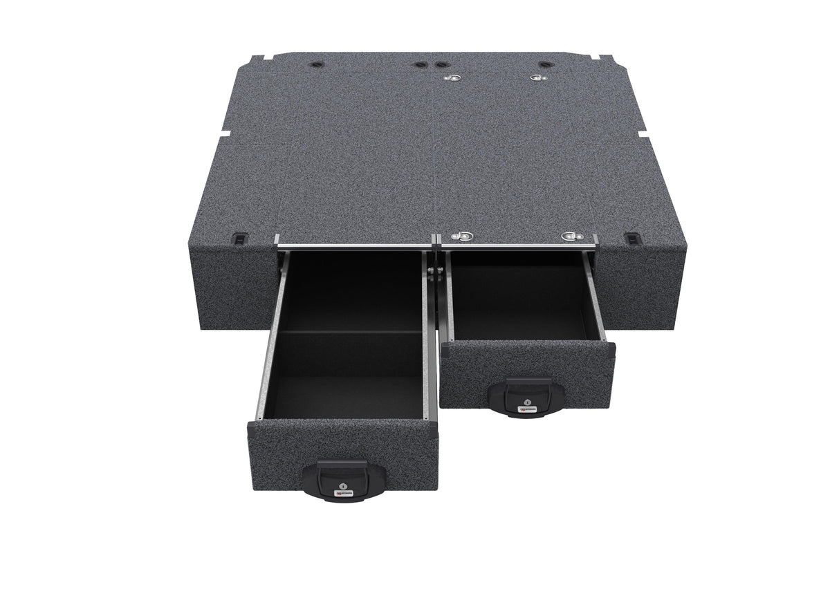 Fixed Floor Drawers - Mitsubishi Triton Mn Dual Cab 10/2009-02/2015