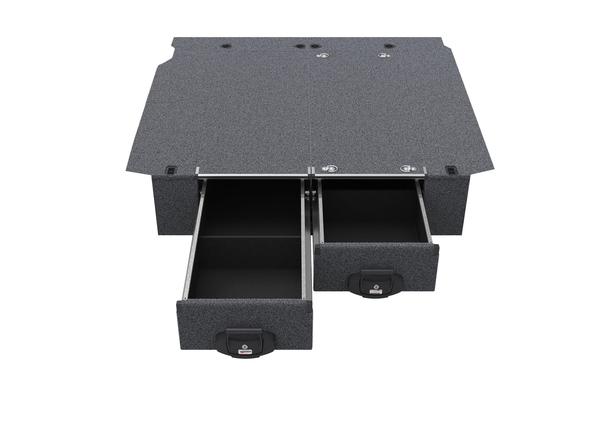 Fixed Floor Drawers - Mitsubishi Triton Mv Dual Cab 01/2024-current