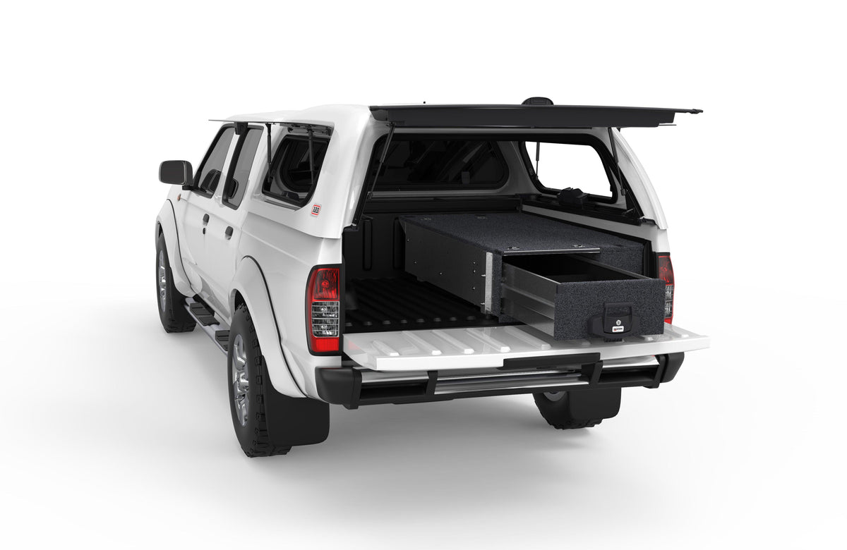 Fixed Floor Drawer - Nissan Navara D22 Dual Cab 04/1997-03/2015