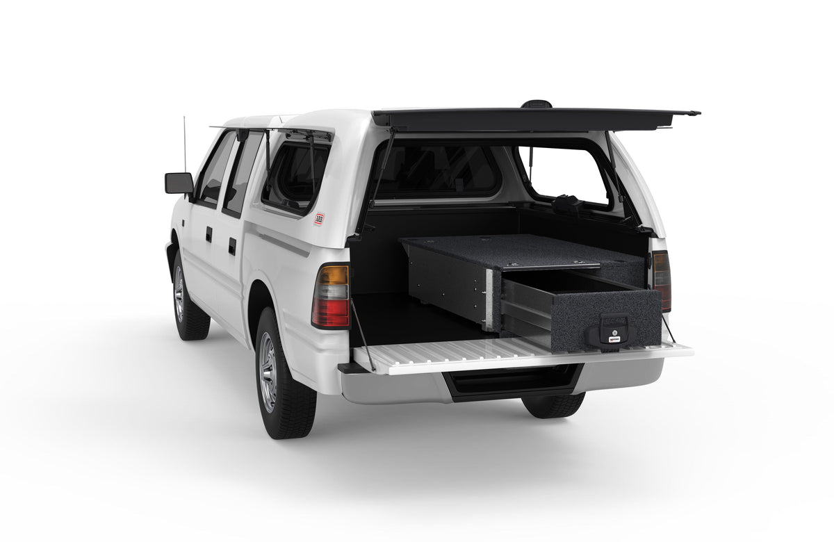 Fixed Floor Drawer - Holden Rodeo Dual Cab 01/1988-11/2002