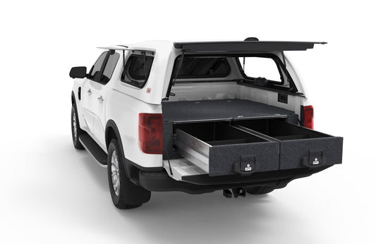 Fixed Floor Drawers - Ford Next Generation Ranger Dual Cab 07/2022-current