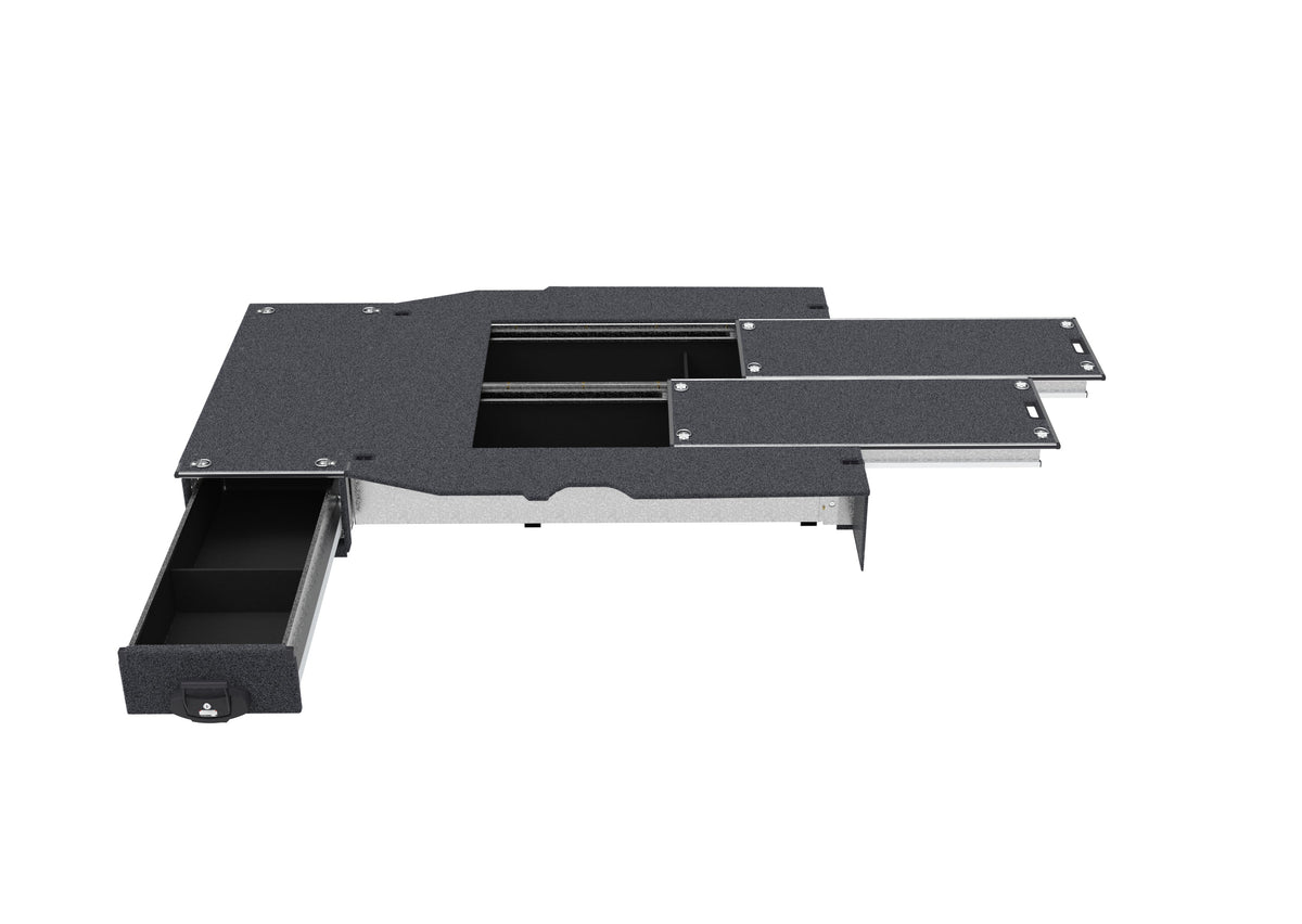 Fixed Floor Side Drawers & Dual Roller Floor Rear Drawers - Ldv G10+ Van 07/2021-current