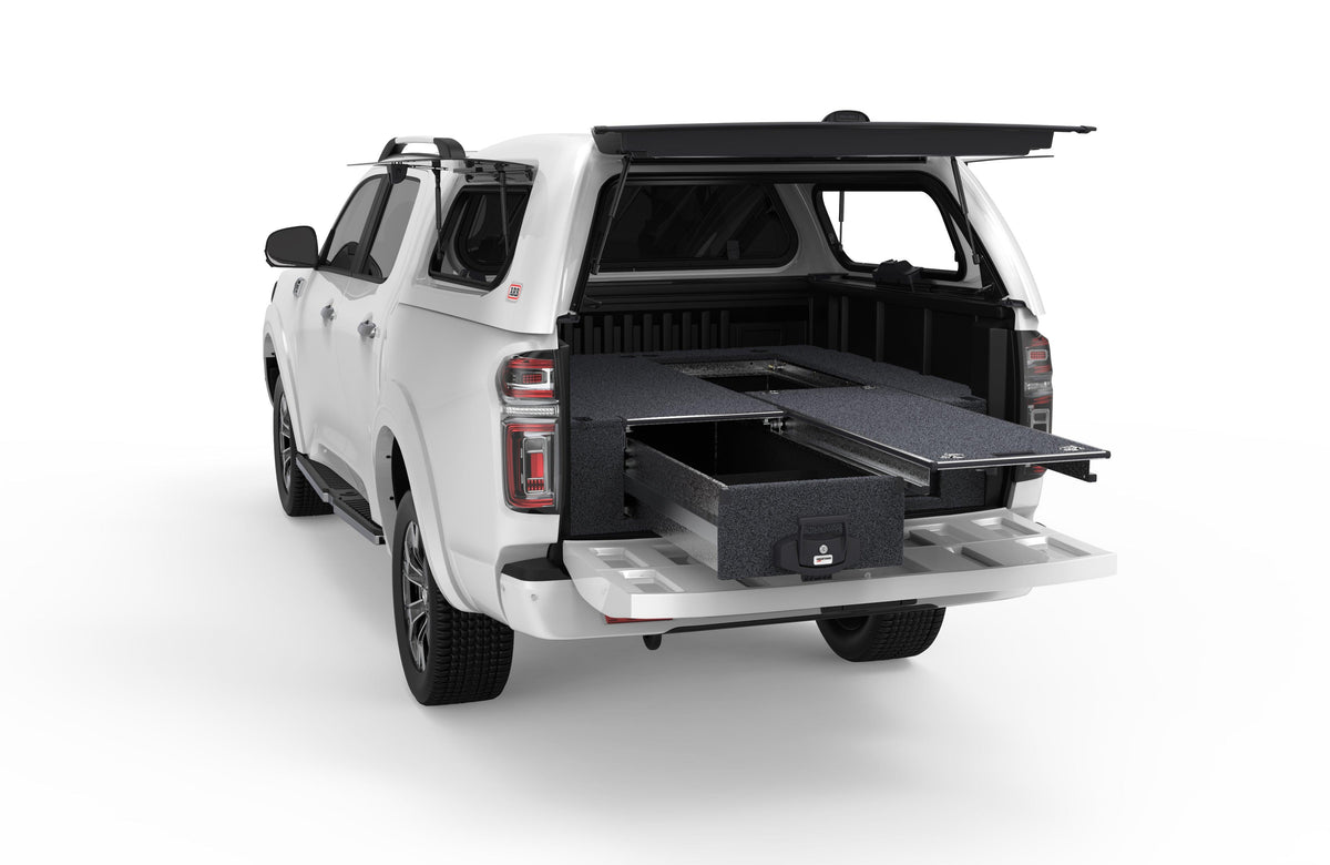 Single Roller Floor Drawers - Great Wall Cannon Dual Cab 01/2022-current