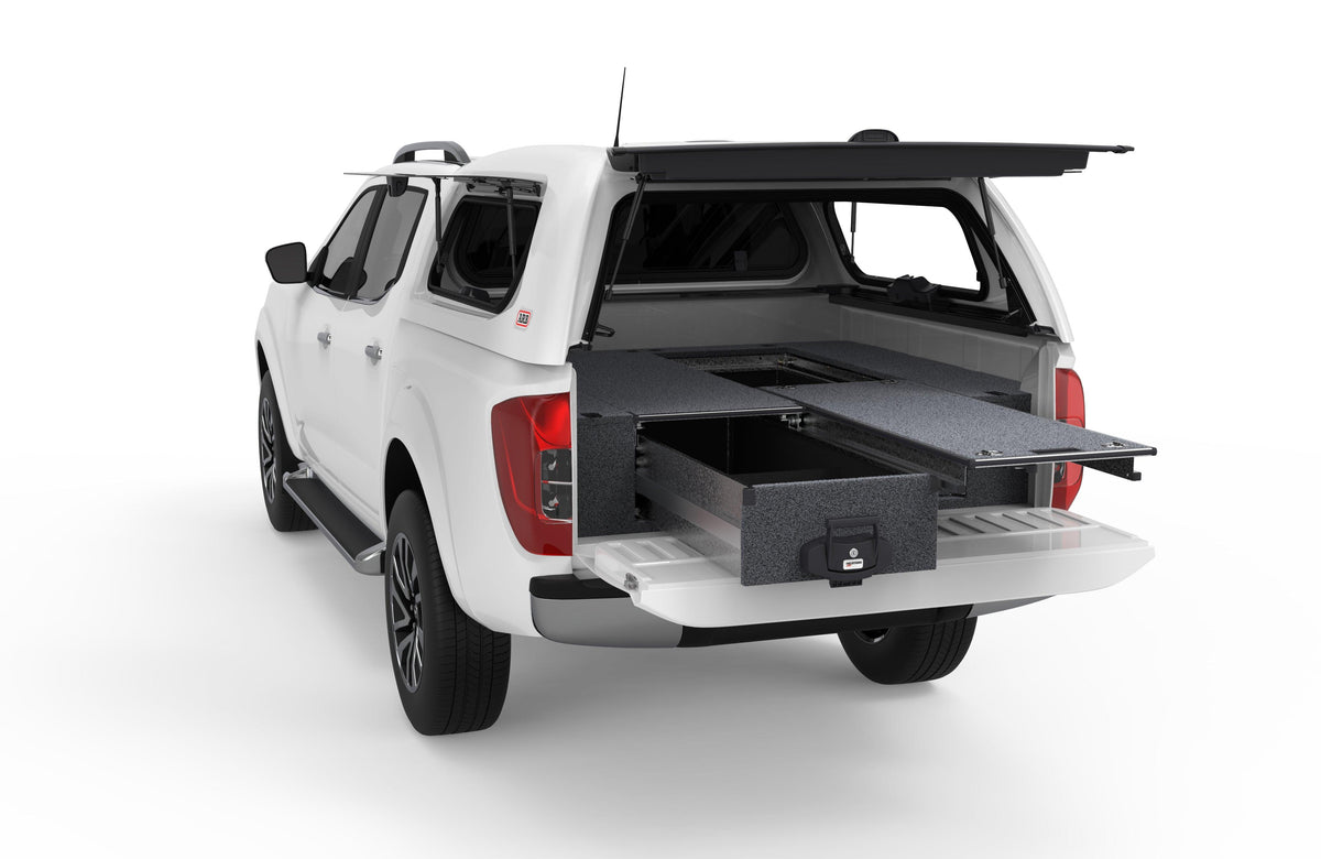 Single Roller Floor Drawers - Nissan Navara Np300 Dual Cab 06/2015-current