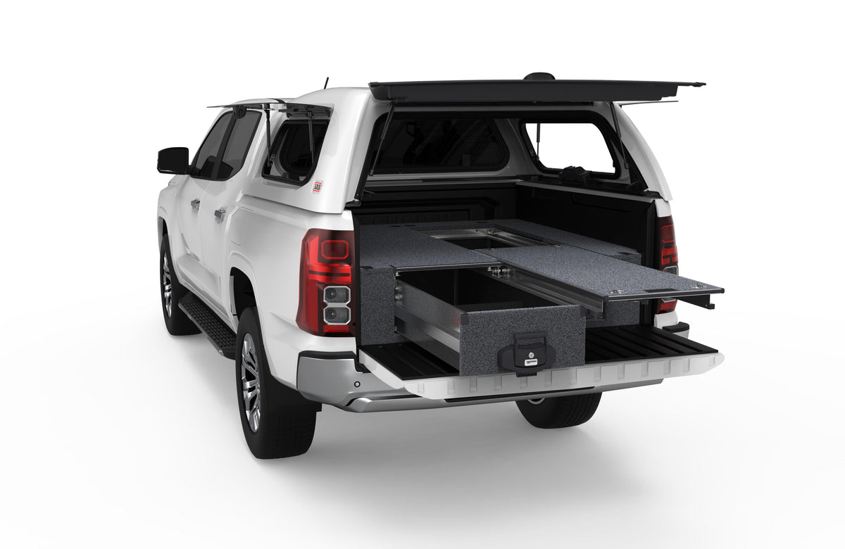 Single Roller Floor Drawers - Mitsubishi Triton Mv Dual Cab 01/2024-current