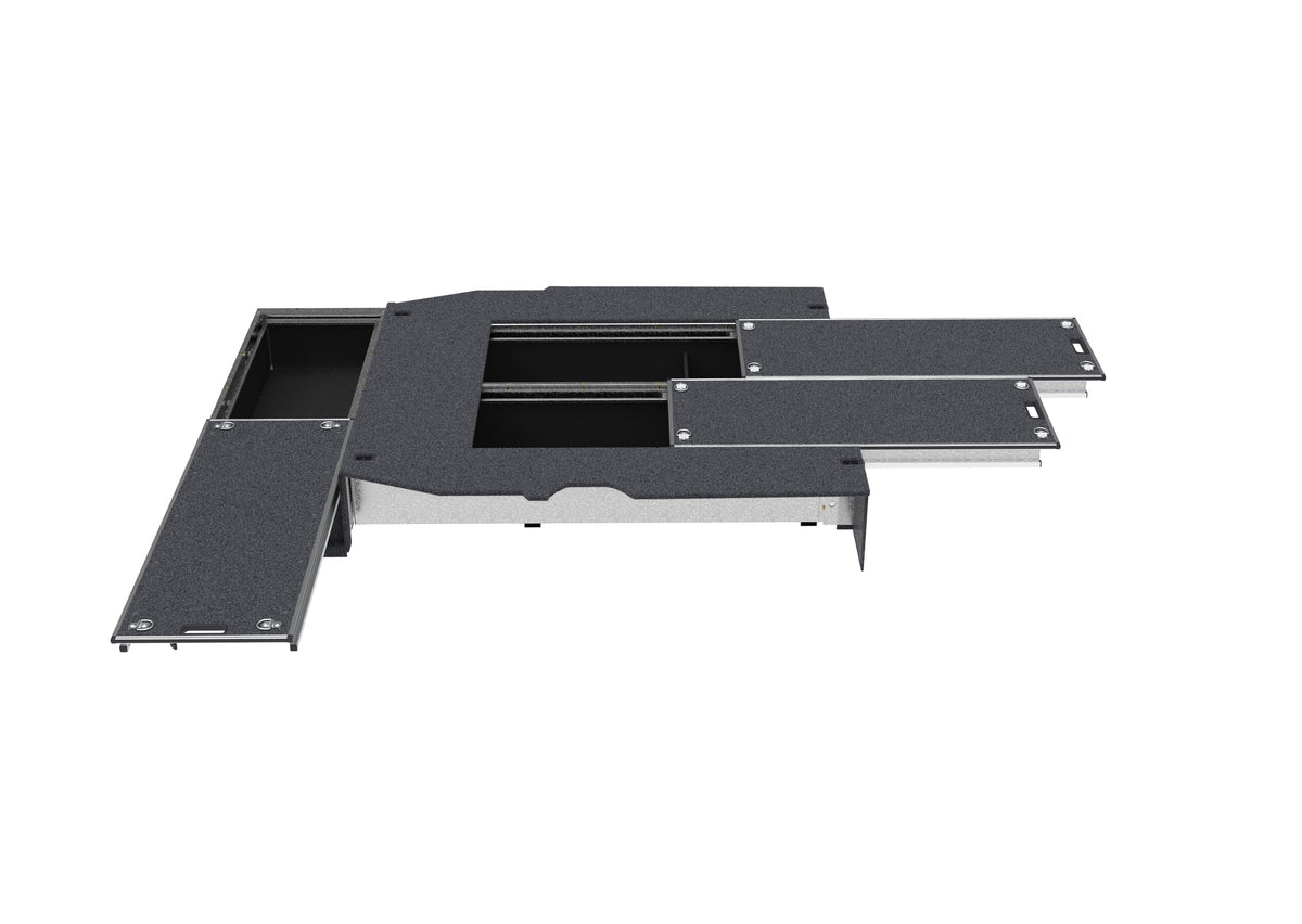 Single Roller Floor Side Drawers & Dual Roller Floor Rear Drawers - Ldv G10+ Van 07/2021-current