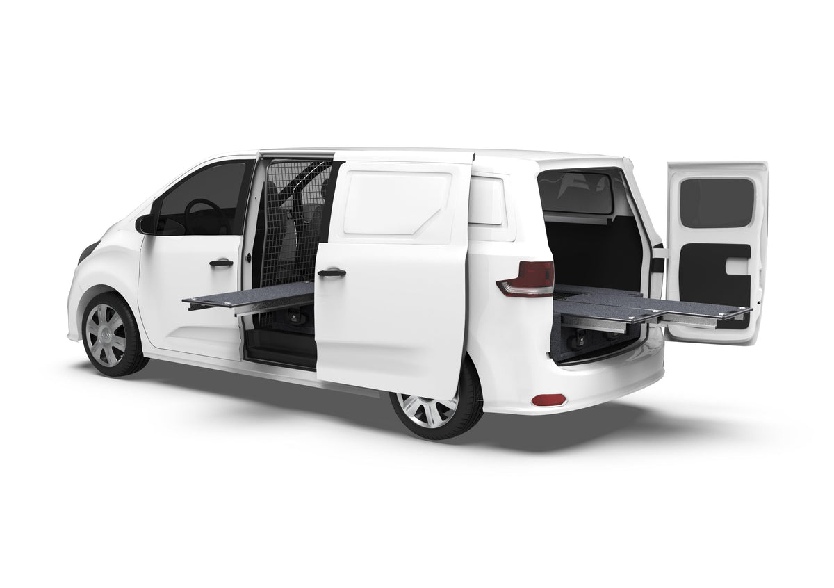 Single Roller Floor Side Drawers & Dual Roller Floor Rear Drawers - Ldv G10+ Van 07/2021-current