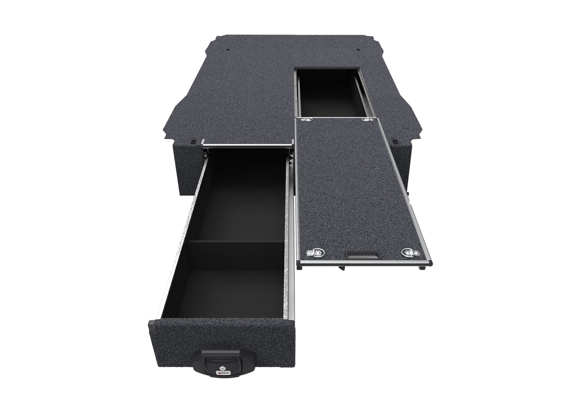 Single Roller Floor Drawers - Dodge Ram 3500 D2 Laramie Crew Cab 10/2021-current
