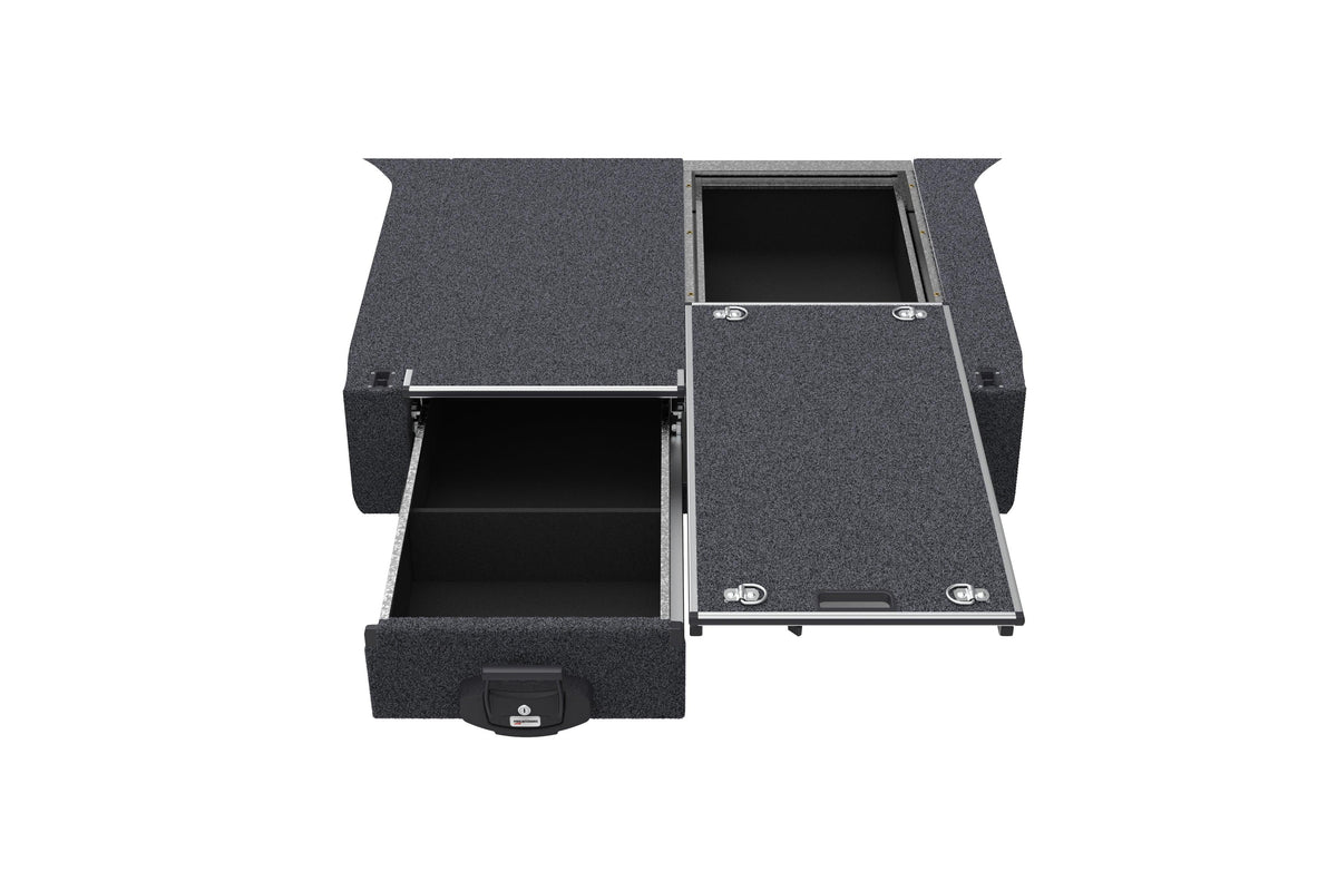 Single Roller Floor Drawers - Toyota Landcruiser 300 Series 5 Seat Wagon 07/2021-current