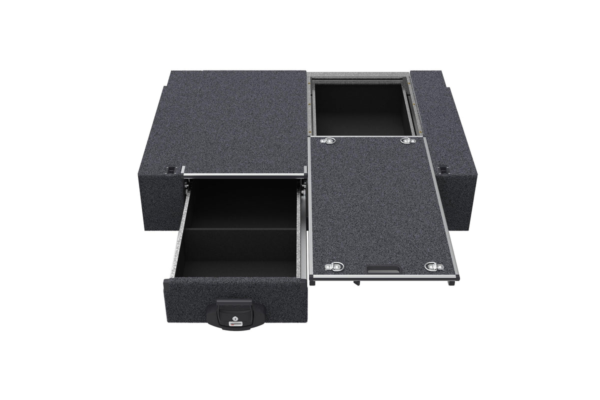 Single Roller Floor Drawers - Nissan Patrol Gq Wagon And Swb 01/1988-10/1997