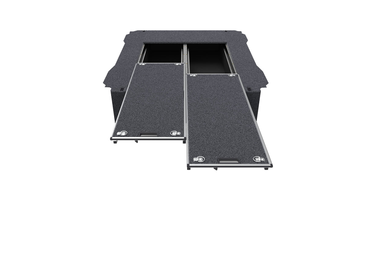 Dual Roller Floor Drawers - Ford F250 Max Internal Tray Length 1900mm 6'4'' 01/2017-current