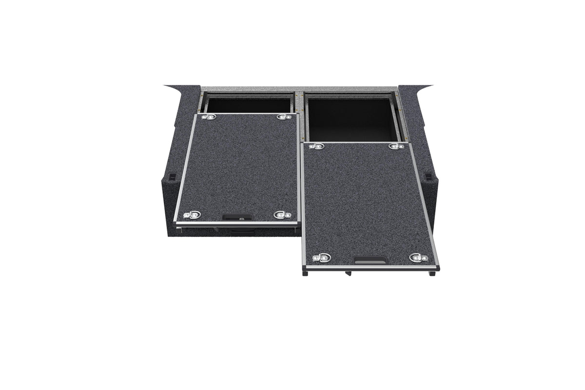 Dual Roller Floor Drawers - Ford Everest Wagon 01/2016-09/2022