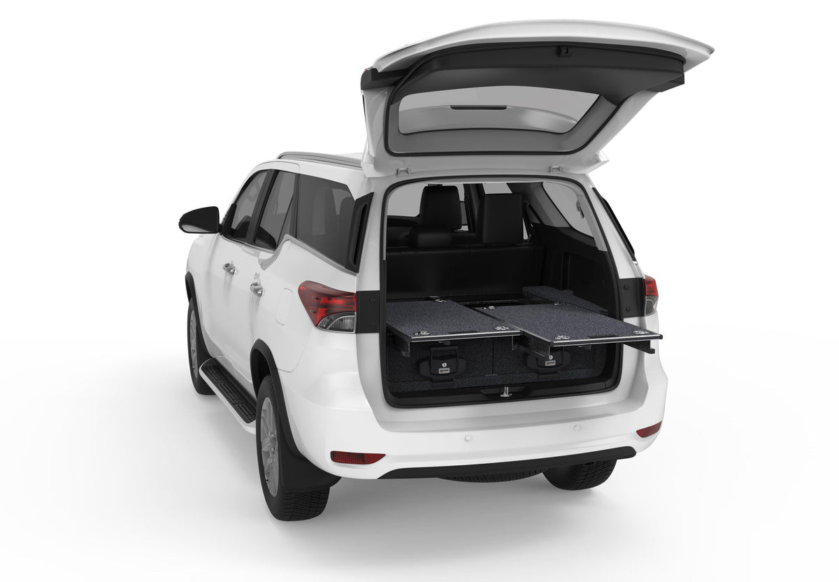 Dual Roller Floor Drawers - Toyota Fortuner Wagon 01/2015-current