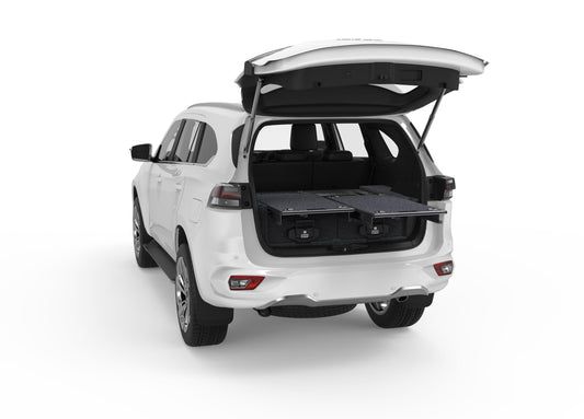 Dual Roller Floor Drawers - Isuzu M-ux Generation 2 Wagon 08/2021-current