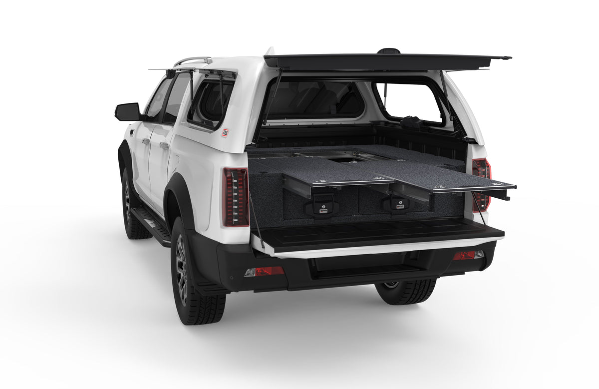 Dual Roller Floor Drawers - Jac T9 Dual Cab 04/2024-current