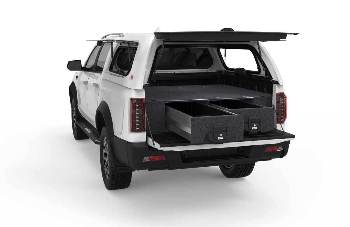 Fixed Floor Drawers - Jac T9 Dual Cab 04/2024-current