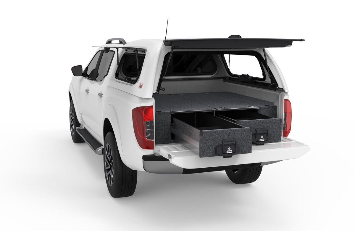 Fixed Floor Drawers - Nissan Navara Np300 Dual Cab 06/2015-current