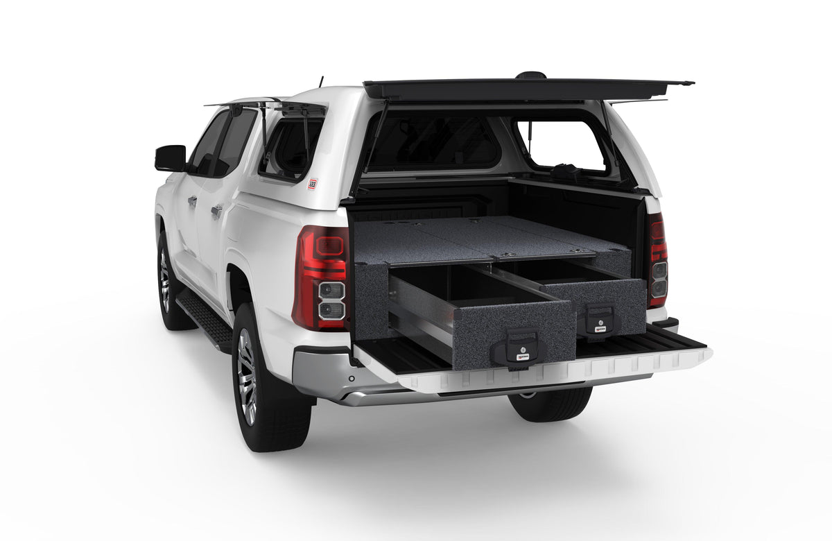 Fixed Floor Drawers - Mitsubishi Triton Mv Dual Cab 01/2024-current