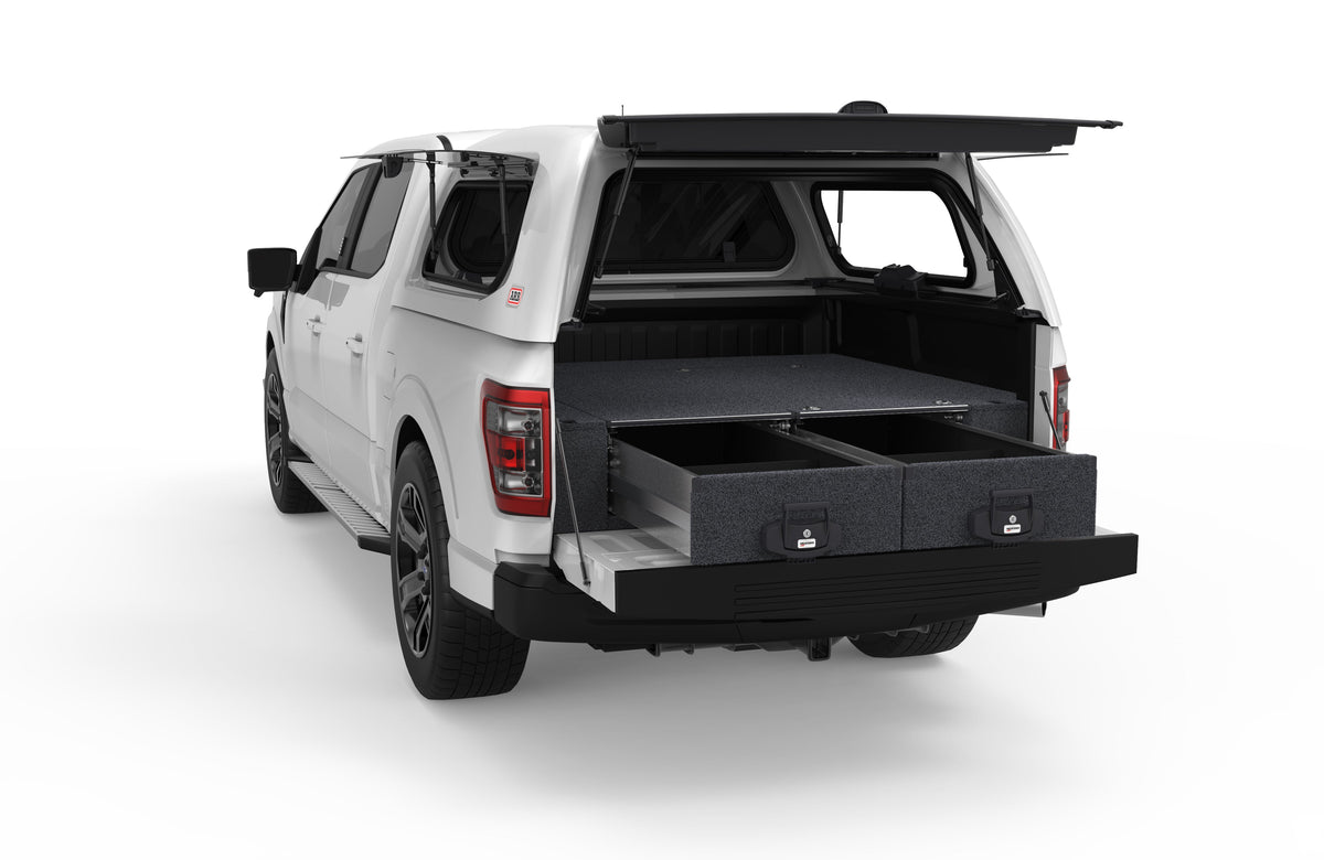 Fixed Floor Drawers - Ford F150 Max Internal Tray Length 1700mm 5'7'' 10/2023-current