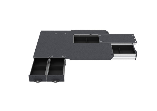 Fixed Floor Side Drawers & Single Roller Floor Rear Drawers - Toyota Hiace Van 05/2019-current