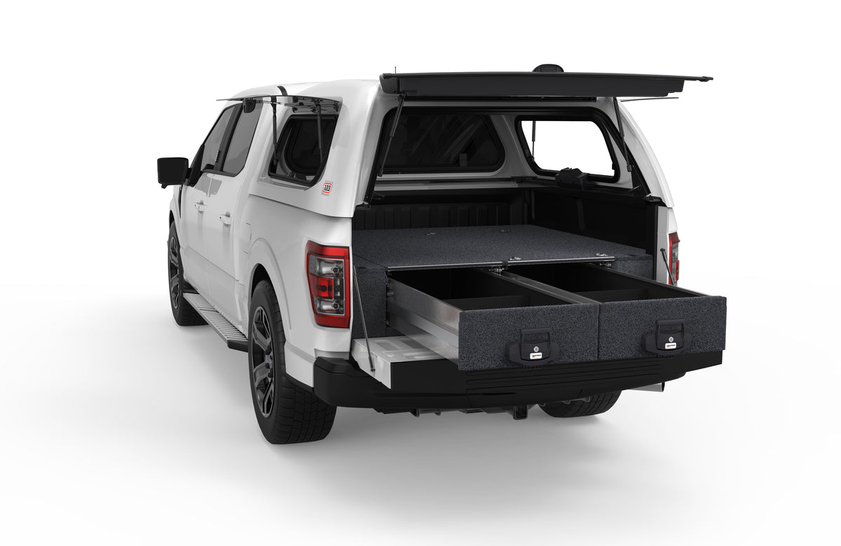 Fixed Floor Drawers - Ford F150 Max Internal Tray Length 1700mm 5'7'' 10/2023-current