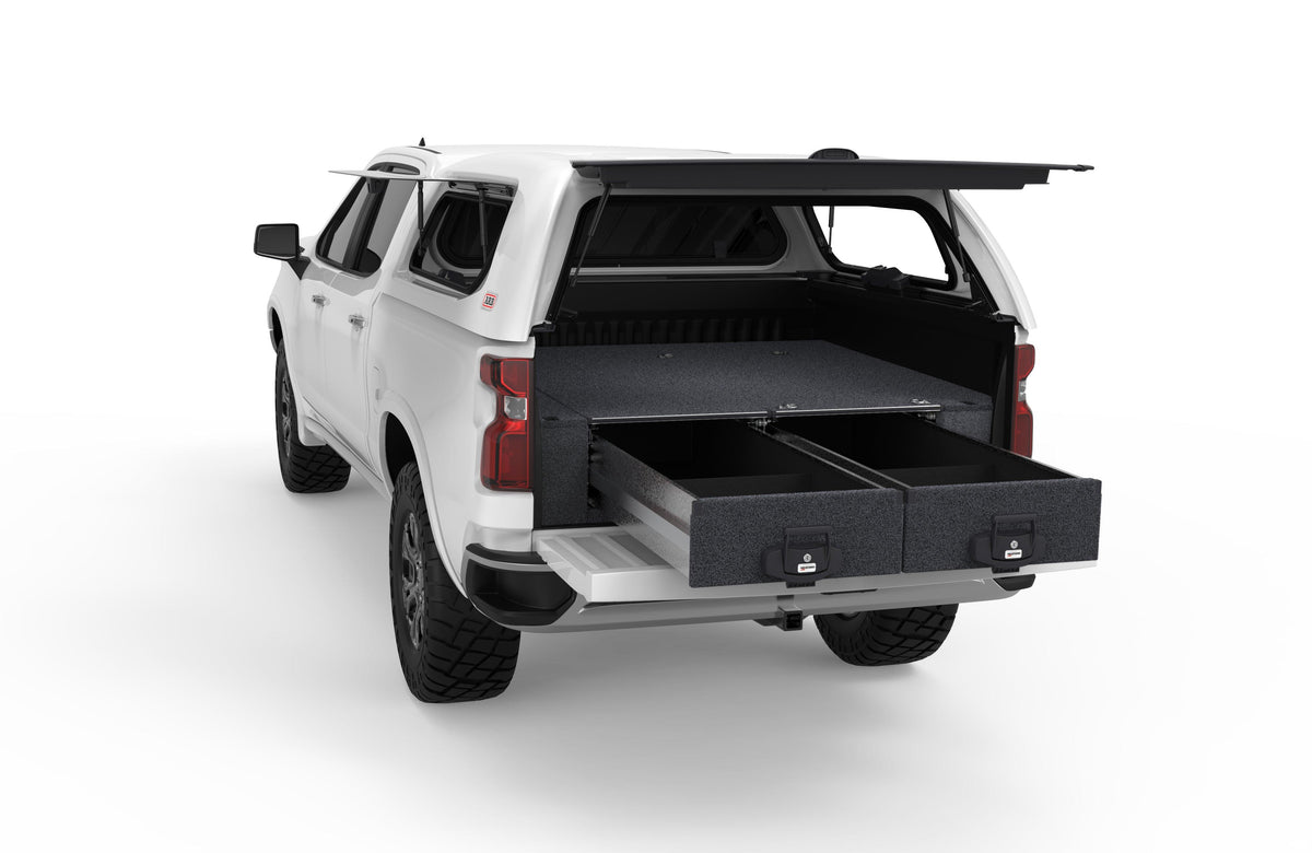 Fixed Floor Drawers - Chevrolet Silverado 1500 Max Internal Tray Length 1700mm 5'7'' 01/2020-current
