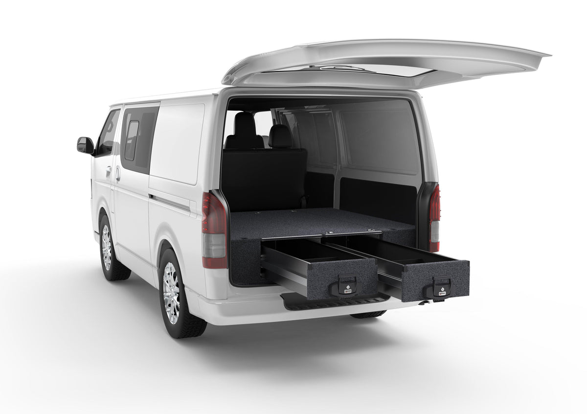 Fixed Floor Drawers - Toyota Hiace Van 01/2005-04/2019