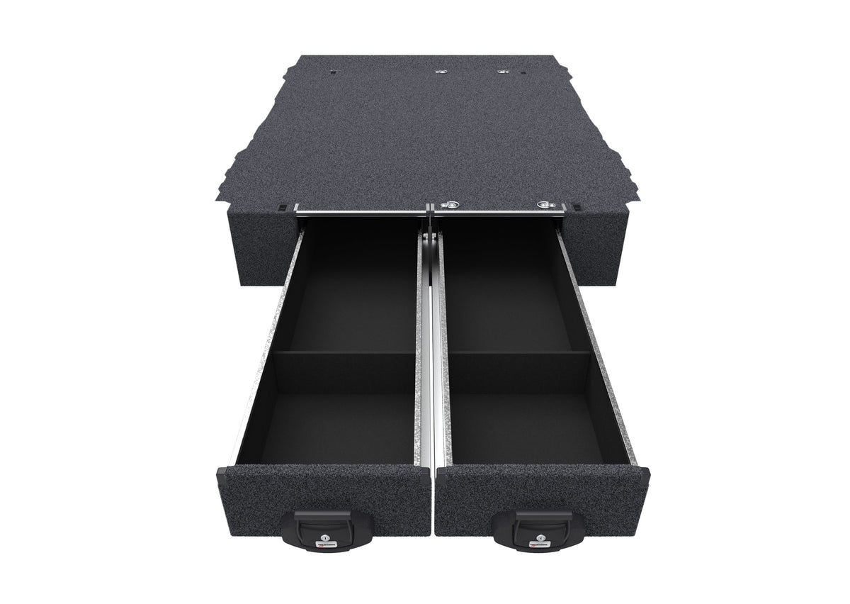 Fixed Floor Drawers - Ford F150 Lwb Max Internal Tray Length 1700mm 5'7'' 10/2023-current