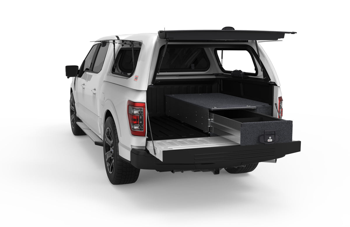 Fixed Floor Drawer - Ford F150 Lwb Max Internal Tray Length 1700mm 5'7'' 10/2023-current