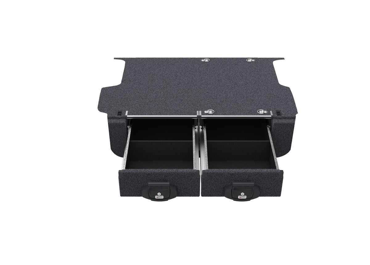 Fixed Floor Drawers - Toyota Landcruiser Prado 150 Series Gxl/vx/kakadu Wagon 11/2009-current