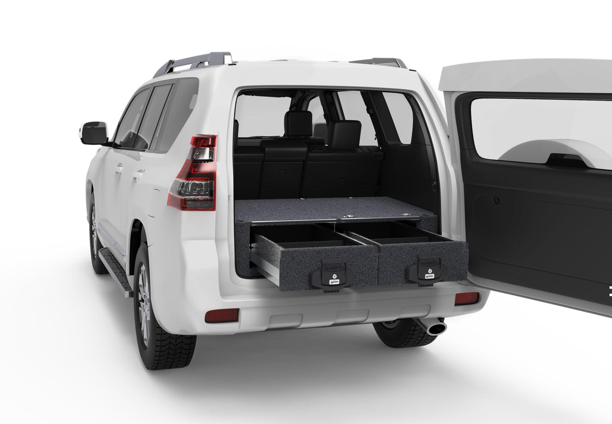 Fixed Floor Drawers - Toyota Landcruiser Prado 150 Series Gx 5 Seat Wagon 11/2009-current