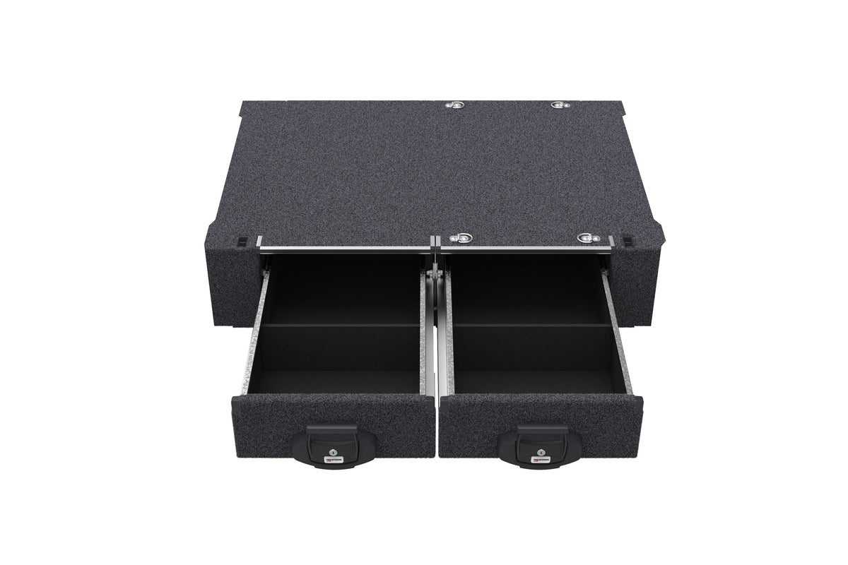 Fixed Floor Drawers - Nissan Patrol Gu Wagon Without Rear Air Con 11/1997-12/2016