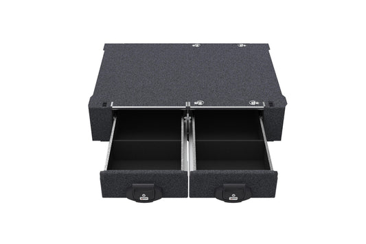 Fixed Floor Drawers - Nissan Patrol Gu Wagon Without Rear Air Con 11/1997-12/2016
