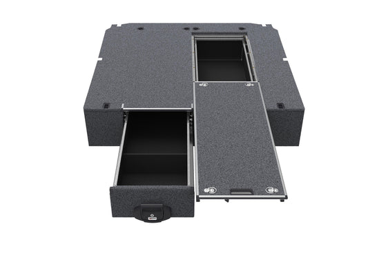Single Roller Floor Drawers - Mitsubishi Triton Mn Dual Cab 10/2009-02/2015