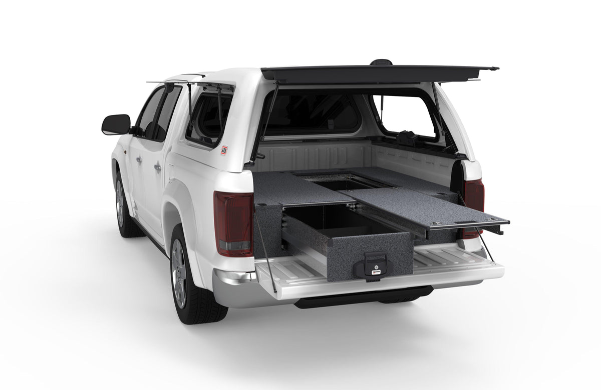 Single Roller Floor Drawers - Volkswagen Amarok Generation 1 Dual Cab 01/2010-04/2023