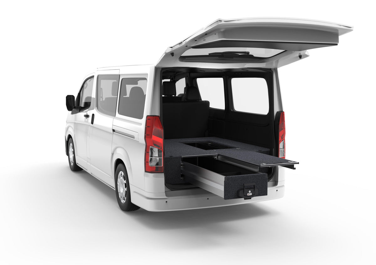 Single Roller Floor Drawers - Toyota Hiace Van 05/2019-current