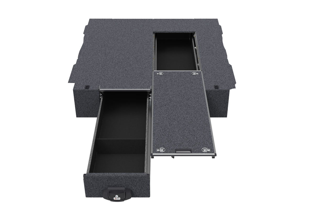 Single Roller Floor Drawers - Ford F150 Max Internal Tray Length 1700mm 5'7'' 10/2023-current