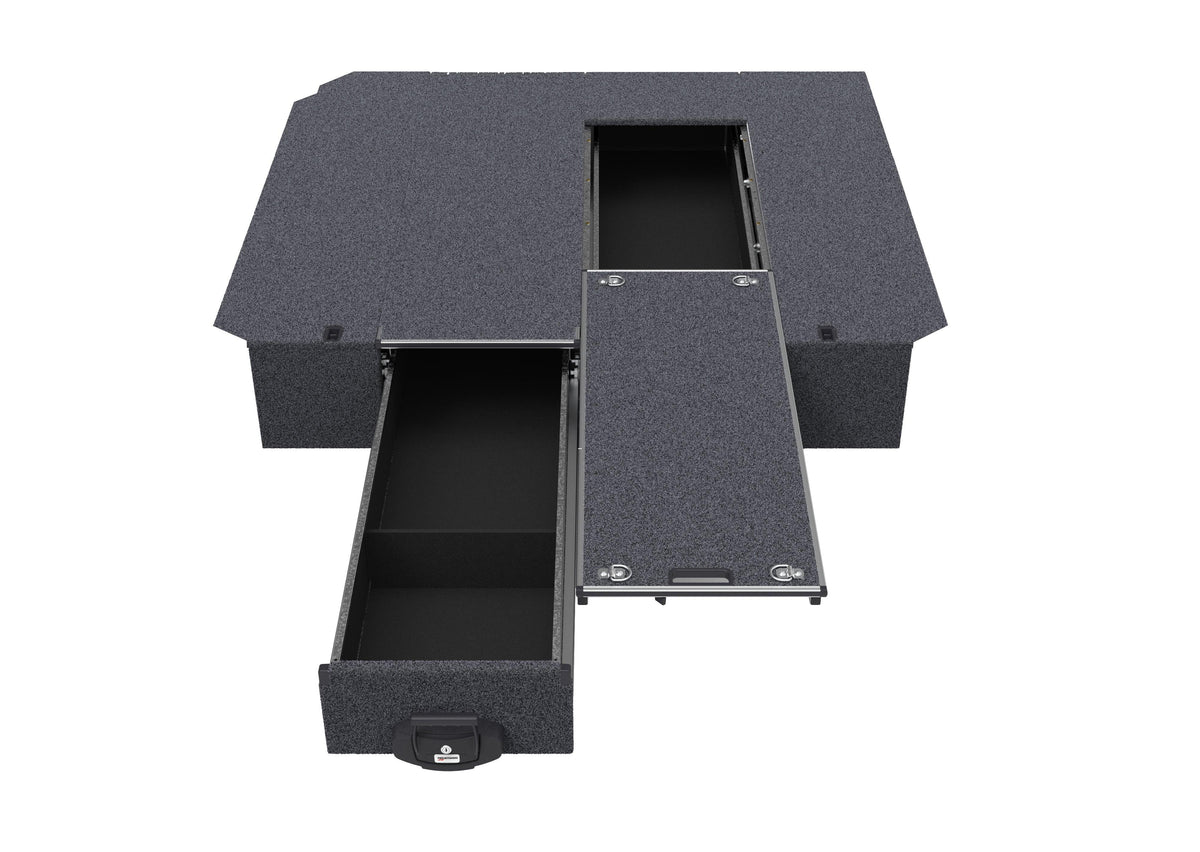 Single Roller Floor Drawers - Toyota Hiace Van 01/2005-04/2019
