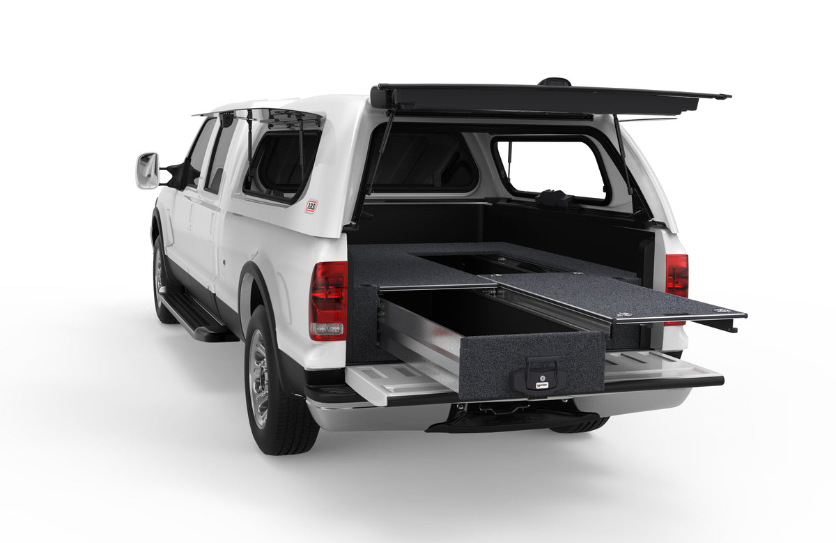 Single Roller Floor Drawers - Ford F250 Max Internal Tray Length 1900mm 6'4'' 01/2017-current