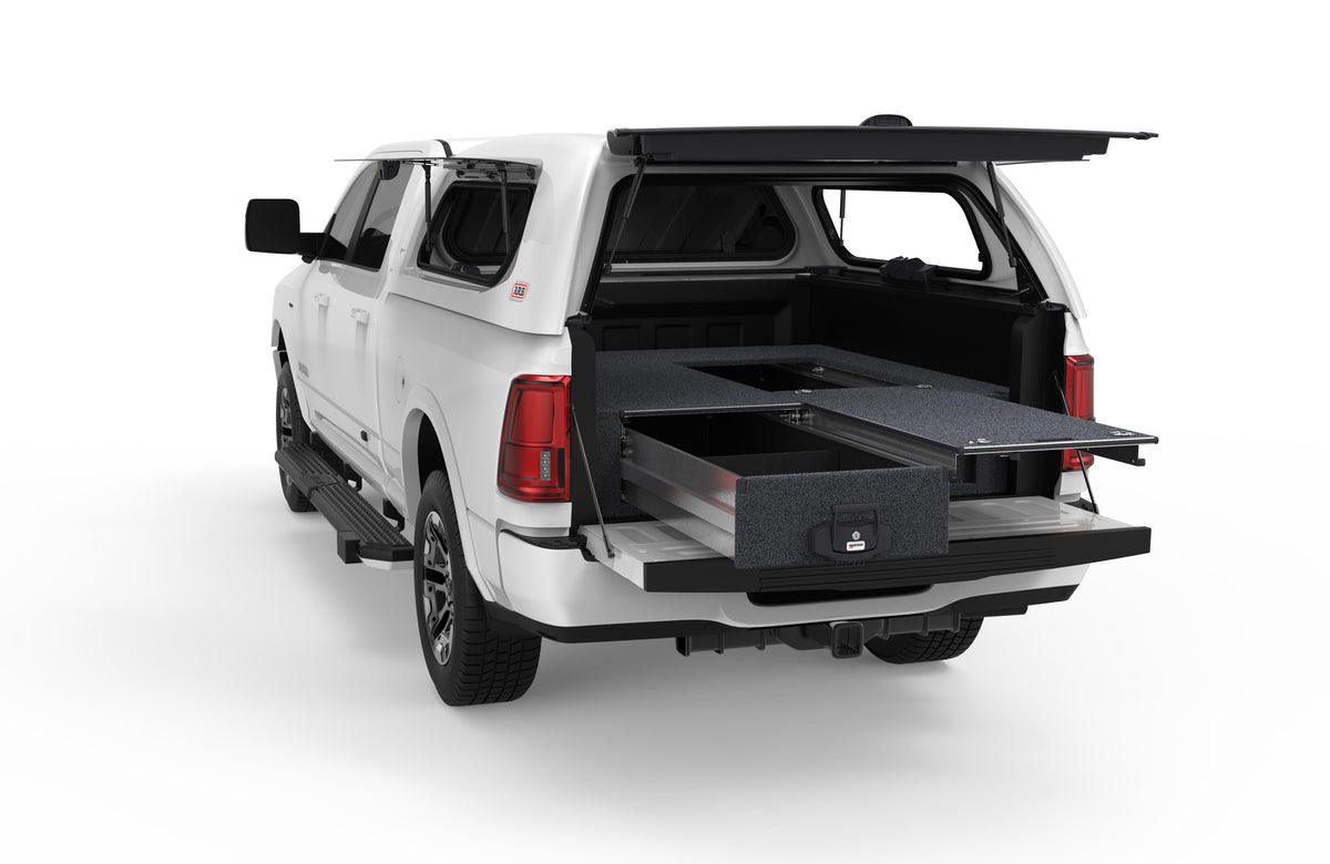 Single Roller Floor Drawers - Dodge Ram 3500 D2 Laramie Crew Cab 10/2021-current