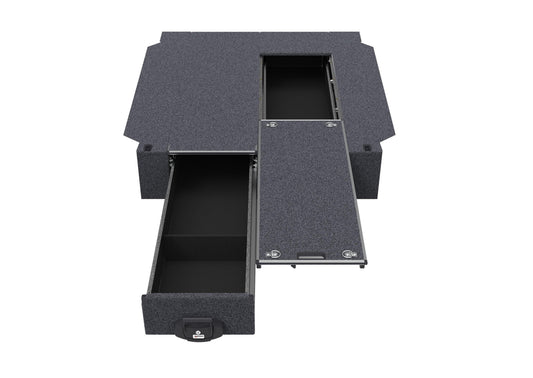 Single Roller Floor Drawers - Chevrolet Silverado 2500 Max Internal Tray Length 1900mm 6'4'' 01/2020-current
