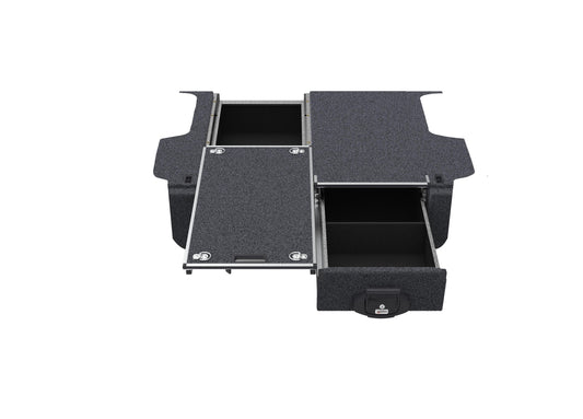 Single Roller Floor Drawers - Toyota Landcruiser Prado 150 Series Gx 7 Seat Wagon 11/2009-current