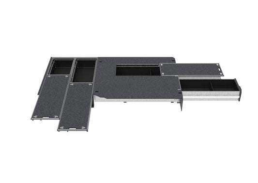 Dual Roller Floor Side Drawers & Single Roller Floor Rear Drawers - Toyota Hiace Van 01/2005-04/2019