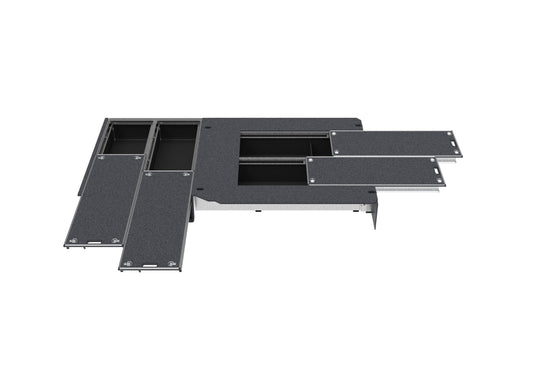 Dual Roller Floor Side Drawers & Dual Roller Floor Rear Drawers - Toyota Hiace Van 01/2005-04/2019