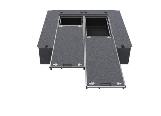 Dual Roller Floor Drawers - Toyota Hilux Dual Cab Sr5 J Deck 03/2005-09/2015
