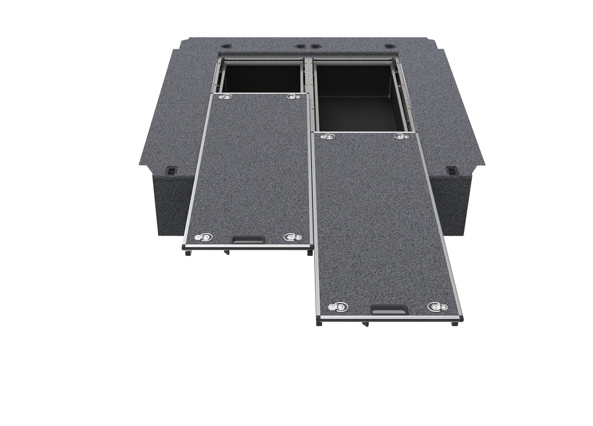 Dual Roller Floor Drawers - Holden Rodeo Dual Cab 01/1988-11/2002