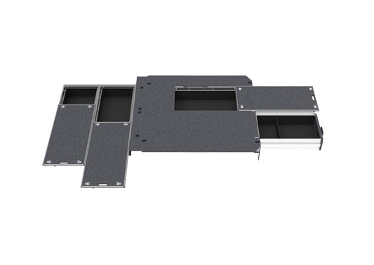 Dual Roller Floor Side Drawers & Single Roller Floor Rear Drawers - Toyota Hiace Slwb Van 08/2022-current