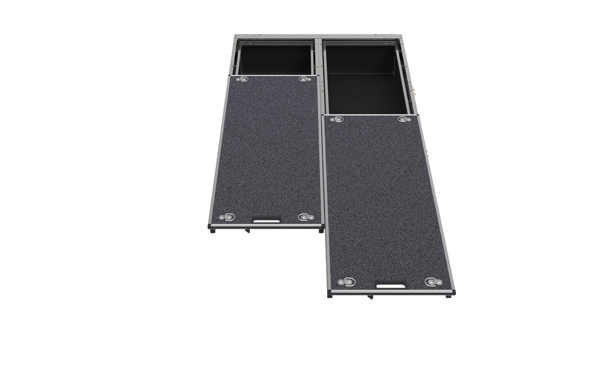 Dual Roller Floor Drawers - CRDRFDUAL1250X1200FKMODKIT