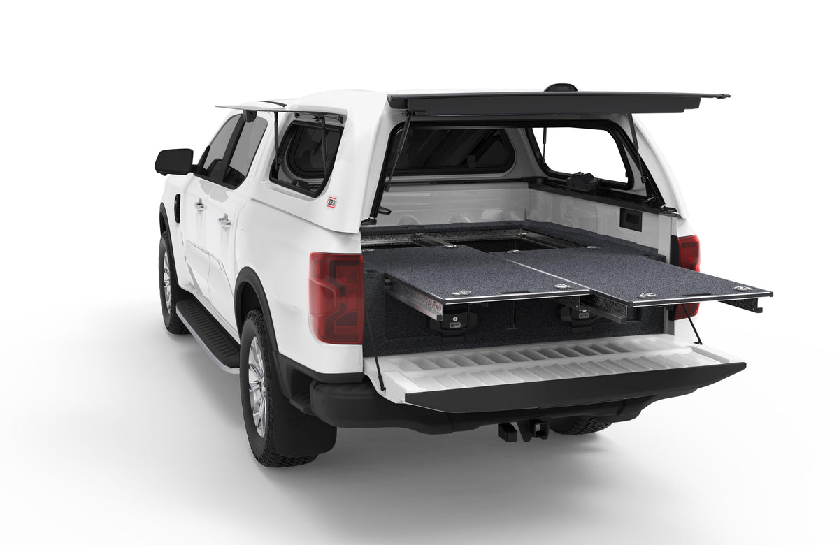 Dual Roller Floor Drawers - Ford Next Generation Ranger Dual Cab 07/2022-current